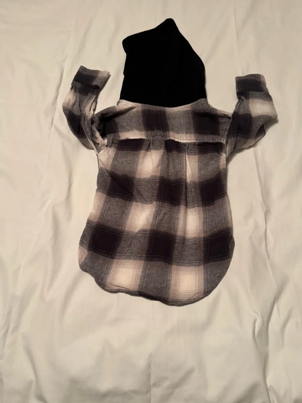 Old Navy Boys Plaid Hooded Flannel Shirt Jacket Shacket Size 5